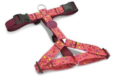 Morso hondentuig h-tuig gerecycled pink think roze Morso hondentuig h-tuig gerecycled pink think roze