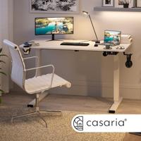 Zit Sta Bureau In hoogte verstelbaar - Wit 110x60x73-118cm - thumbnail