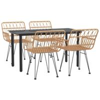 5-delige Tuinset poly rattan - thumbnail