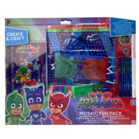 Bongers Speelgoed Pj masks mozaik plezier pakket 15-delig - thumbnail