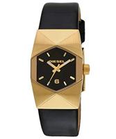 Horlogeband Diesel DZ5379 Leder Zwart 14mm - thumbnail