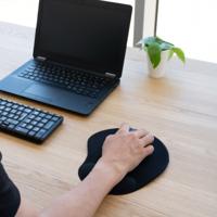 Muismat TooQ TQMP1001-B Zwart - thumbnail