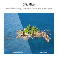 K&F Concept UV filter voor Insta360 GO 3S - lensbescherming met waterbestendige coating - thumbnail