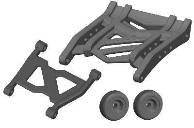 Team Corally Wheelie bar - Composite (C-00250-081)