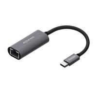 AISENS - A109-0709 - USB3.1 Gen1 USB-C naar Gigabit Ethernet converter 10/100/1000 Mbps, grijs, 15 cm - thumbnail