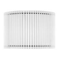 Papieren Gevouwen Lampenkap - Cilindrisch - White - ø30 x 20 cm - E27 fitting - Voor Hanglampen en Tafellampen - Ontworpen voor woonkamer en eetkamer - thumbnail