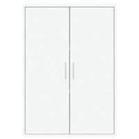 Dressoir 60x31x84 cm bewerkt hout wit - thumbnail