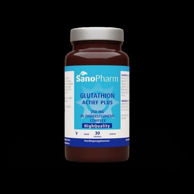 SanoPharm Glutathion actief plus high quality 30 Capsules
