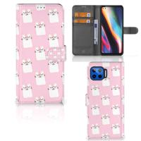 Motorola Moto G 5G Plus | Telefoonhoesje | Met pasjeshouder | Sleeping Cats - thumbnail