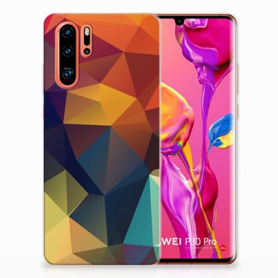 Huawei P30 Pro | TPU Hoesje | Polygon Color