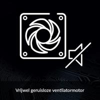 Arctic P12 PC-ventilator Zwart (b x h x d) 120 x 25 x 120 mm - thumbnail