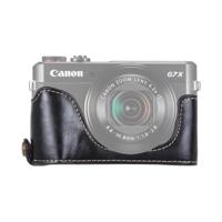 1/4 inch draad PU leder Camera Half Case Base voor Canon G7 X Mark II (zwart) - thumbnail
