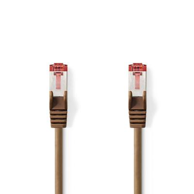 Nedis CAT6-kabel | RJ45 Male naar RJ45 Male | S/FTP | 1.5 m | Bruin | 1 stuks - CCGP85221BN15 CCGP85221BN15