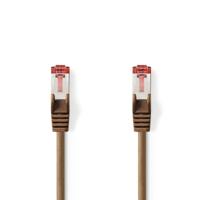 Nedis CAT6-kabel | RJ45 Male naar RJ45 Male | S/FTP | 1.5 m | Bruin | 1 stuks - CCGP85221BN15 CCGP85221BN15 - thumbnail