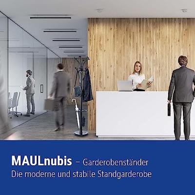 Maul Staande kapstok 9407090 MAULnubis Aantal haken: 20 (Ø x h) 41 cm x 176 cm Staal Zwart 1 stuk(s) Maul Staande kapstok 9407090 MAULnubis Aantal haken: 20 (Ø x h) 41 cm x 176 cm Staal Zwart 1 stuk(s)