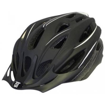 Qtcycletech Fietshelm fuse unisex matzwart/wit maat m