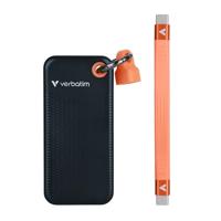 Verbatim Pocket 1 TB Externe SSD harde schijf USB-C 3.2 Gen 2 Zwart, Oranje 32193 - thumbnail