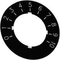 Siemens 3SU1900-0BG16-0SA0 3SU19000BG160SA0 Opschriftbord Rond (Ø) 40 mm 0-10 Zwart, Wit 10 stuk(s) - thumbnail