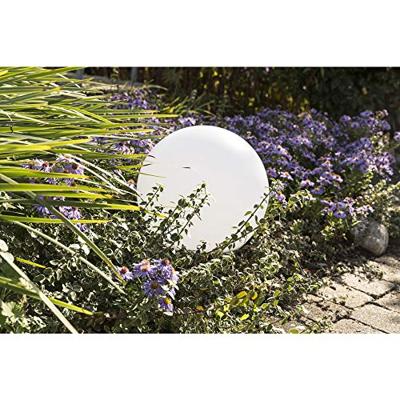 Heitronic 37234 Globo Decoratieve lamp op zonne-energie Solarbol LED LED vast ingebouwd 0.4 W Wit