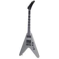 Gibson Dave Mustaine Flying V EXP Metallic Silver signature elektrische gitaar met koffer - thumbnail