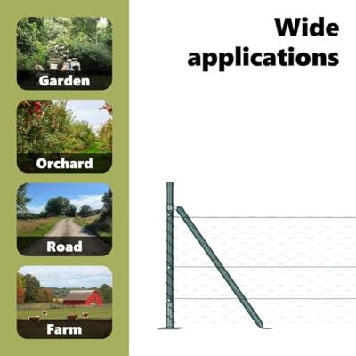 VidaXL Afrasteringspaal groen 25 x 0,4 m (50 mm gaas) staal en pvc