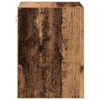 Garage wandkasten 2 st bewerkt hout oud hout - thumbnail