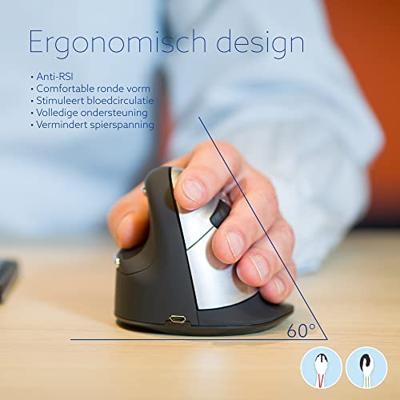 R-Go HE ergonomische muis, large, draadloos, voor rechtshandigen - thumbnail