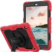 Casecentive Handstrap Pro Hardcase with handstrap iPad Air 2 rood - thumbnail