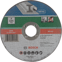 Bosch Accessoires doorslijpschijf metaal | 125 x2,5 | recht - 2609256317 - thumbnail