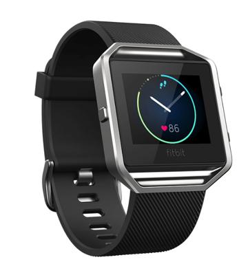 Fitbit Blaze sport horloge Zwart, Roestvrijstaal Touchscreen Bluetooth