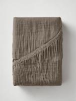 Dreamhouse Hoeslaken Mousseline Taupe 140 x 200 + 30 cm - thumbnail