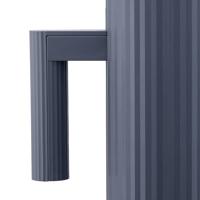 Alessi Plissé Thermoskan grijs - thumbnail