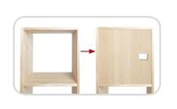 Astigarraga Deur Dinamic kast - incl scharnieren - thumbnail