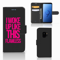 Samsung Galaxy S9 Hoesje met naam Woke Up - Origineel Cadeau Zelf Maken - thumbnail