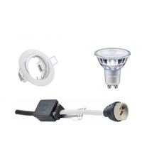 Philips LED Spot Set GU10 Inbouw Rond Wit Kantelbaar 4.9W DimTone - thumbnail