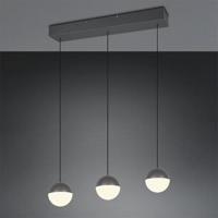 Trio 3-lichts hanglampSenta antraciet - R33553142 - thumbnail