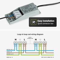 Set van 3 Napels LED inbouwspots Extra Plat (39mm) - 360° Kantelbaar - 8 Watt 570 Lumen - Dimbaar - IP65 Waterdicht voor Badkamer, binnen en buiten - Zwart - thumbnail