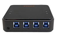 ROLINE USB 3.2 Gen 1 Switch, 4 PC's, 4x USB 3.2 Gen 1 poort - thumbnail