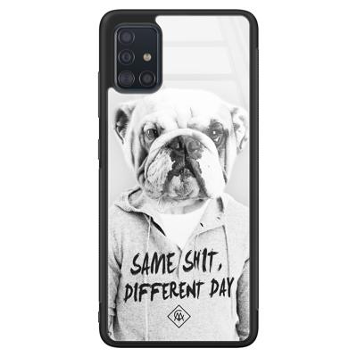 Samsung Galaxy A51 glazen hardcase - Bulldog