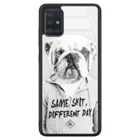 Samsung Galaxy A51 glazen hardcase - Bulldog - thumbnail