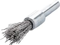 Lessmann Penseelborstel | d. 12 mm schacht 6 mm draaddikte 0,3 mm | RVS | 20.000 omw/min | 1 stuk - 451361 451361 - thumbnail