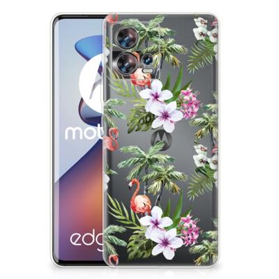 Motorola Edge 30 Fusion | TPU Hoesje | Flamingo Palms