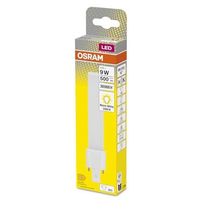 OSRAM HOMELIGHTING 4058075557994 LED-lamp Energielabel E (A - G) G23 4 W = 9 W Warmwit (Ø x l) 32.3 mm x 165 mm 1 stuk(s)