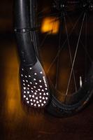 Ass Savers ToeTector Reflective Red Spatbord flap - Zwart - thumbnail