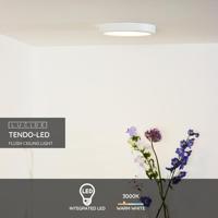 Lucide TENDO-LED - Plafonnière - Ø 22 cm - LED - 1x18W 3000K - Wit - thumbnail