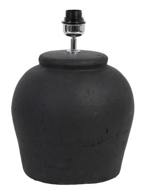 Light & Living Tafellamp 'Etna' Keramiek, 40cm, kleur Mat Zwart (excl. kap)
