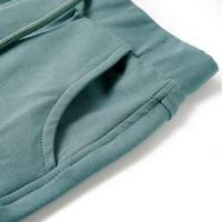 Kindershort met trekkoord 92 oudpetrol - thumbnail