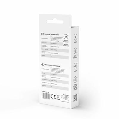 Savio CL-159 USB-kabel 1 m USB 2.0 USB C - USB C Zwart