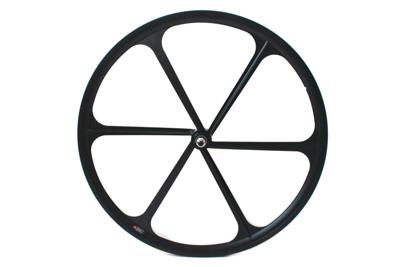 Teny Rim Six Spoke Fixed Gear Voorwiel - Zwart Teny Rim Six Spoke Fixed Gear Voorwiel - Zwart