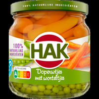 Hak Doperwtjes met Worteltjes 195 g bij Jumbo - thumbnail